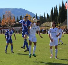 Alfonso ha vuelto al C.D. Ronda anotando un gol en su debut. // CharryTV