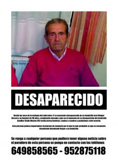 José Melgar Becerra, desaparecido desde el pasado miércoles por la mañana. // CharryTV