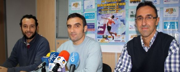 Presentan el IV Torneo de Bádminton para Veteranos Ciudad de Ronda, Un total de 125 jugadores de toda España participarán en los distintos encuentros del próximo fin de semana, 07 Nov 2012 - 16:20