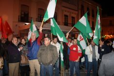 También participaron representantes del Sindicato Andaluz de Trabajadores de la vecina localidad de Arriate. // CharryTV