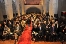 La capilla del Convento de Santo Domingo se llenó hasta la bandera en el acto de clausura. // Pipo Fernández.