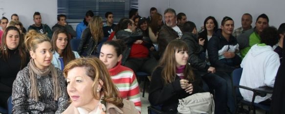 Los alumnos de la Escuela Taller, en el acto de entrega de diplomas que tuvo lugar a mediados de este mes. // CharryTV