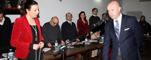 El andalucista Ángel Vázquez jura su cargo como concejal del Ayuntamiento de Ronda, Se hará cargo de las delegaciones de Participación Ciudadana y Parques y Jardines, 23 Jan 2013 - 19:53