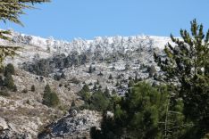 La nieve ha ido desapareciendo a lo largo del día, aunque se ha mantenido durante toda la mañana. // CharryTV