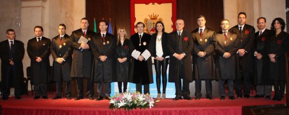 Toma de posesión de los nuevos delegados en Ronda del Colegio de Abogados de Málaga, El letrado Jorge García es el nuevo delegado presidente de la zona, cargo que ocupaba Luis Candelas, 01 Feb 2013 - 20:16