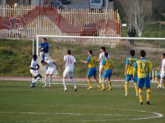 El meta Sebas, que cuajó una buena actuación, recibió su primer gol tras 210 minutos. // Miguel Ángel Mamely