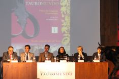 La mesa de debate contó con importantes expertos en el campo de la tauromaquia. // CharryTV