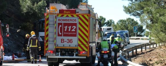 Imagen de la A-397, carretera que se cobraba dos fallecidos la pasada semana en un trágico accidente. // CharryTV