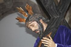 Nuestro Padre Jesús Nazareno, durante el Besapié. // CharryTV