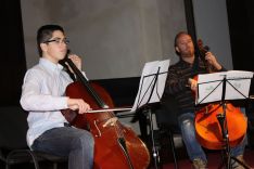 El acto fue amenizado con la música de los alumnos del Conservatorio Ramón Corrales. // Ayuntamiento de Ronda