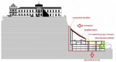 El edificio se ubicaría en una nueva posición pero, según los redactores, no perdería ninguna de sus prestaciones y minimizaría al máximo el posible impacto visual. // CharryTV