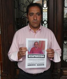 José Antonio Melgar, hijo del anciano desaparecido.  // CharryTV