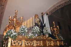 La iglesia de La Merced permaneció abierta hasta las once de la noche. // CharryTV