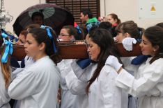 Horquilleras del trono de la Virgen de Loreto. // CharryTV