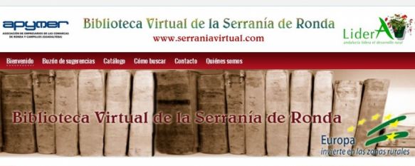 La Biblioteca Virtual de la Serranía de Ronda puede consultarse a través de la red.  // CharryTV