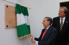 El catedrático Jaime Rodríguez Sacristán inauguró la Escuela de Música que lleva su nombre. // CharryTV