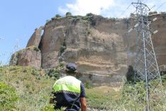 Ocho agentes de la Policía Local se han incorporado también al dispositivo de búsqueda. // CharryTV