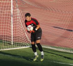 El meta Álex Villanueva, uno de los debutantes en el conjunto blanco. // CharryTV
