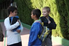 Mientras que los alumnos de Infantil y Primaria comenzaban hoy el curso, los estudiantes de la ESO arrancarán la próxima semana. // CharryTV