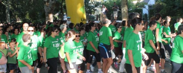 La ‘marea verde’ inunda de solidaridad las calles de Ronda, Unas mil personas han participado en la marcha de apoyo a enfermos y familiares de Alzheimer, 22 Sep 2013 - 12:03