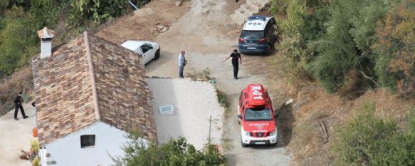 Imagen de la finca hasta la que fue porteado el cadáver por los bomberos. // CharryTV