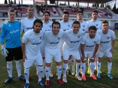 Once inicial del C.D. Ronda en la tarde de ayer. // Miguel Ángel Mamely