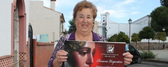 La Virgen de la Paloma sale a la calle con motivo de la clausura del Año de la Fe, El acto se llevará a cabo el próximo sábado a las 16.30 horas por algunas calles de la barriada de La Dehesa, 19 Nov 2013 - 19:47