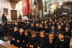 Todos los cursos, hasta cuarto de Primaria, han estado presentes en la celebración. // CharryTV