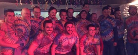 Los componentes de la agrupación, en uno de sus últimos ensayos en la Sala QMD. // CharryTV Los componentes de la agrupación, en uno de sus últimos ensayos en la Sala QMD. // CharryTV