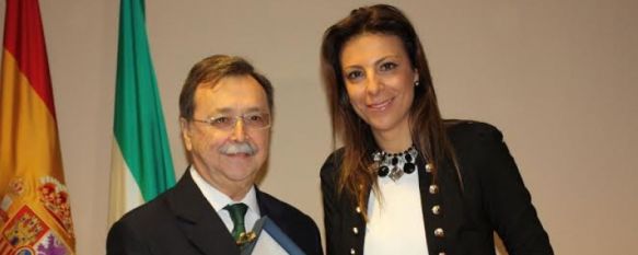 El presidente de Ceuta y la alcaldesa de Ronda, María de la Paz Fernández.  // CharryTV