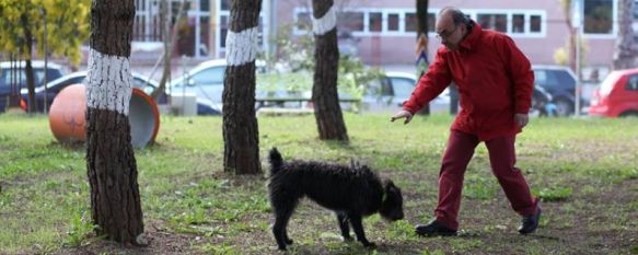 Inauguran en El Fuerte el polémico proyecto del parque canino, Es el primero de estas características en Ronda y ha supuesto una inversión de 9.000 euros, 26 Feb 2014 - 19:11