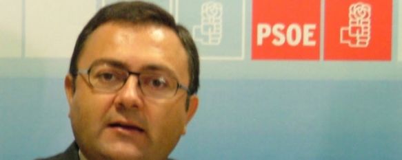 El secretario general de los socialistas malagueños, Miguel Ángel Heredia. // PSOE