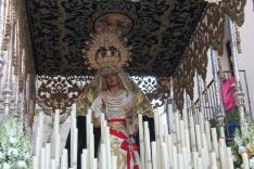 María Santísima de la Amargura, en calle Armiñán.  // CharryTV