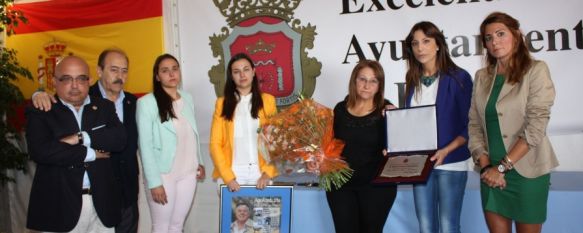 Los familiares de Manuel López han estado presentes en el acto de inauguración. // CharryTV