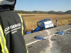 El accidente se ha producido alrededor de las 10:30 horas de hoy.  // CharryTV