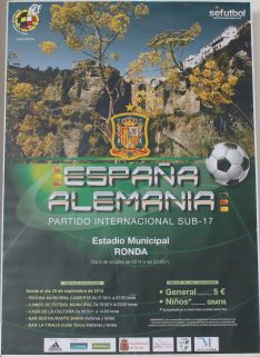 Cartel anunciador del encuentro que se disputará en Ronda. // CharryTV