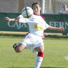 La rondeña, en una de sus encuentros con el Sevilla FC. // Sevilla FC