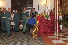 Durante la misa se realizó el homenaje a los caídos. // CharryTV