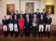 Alumnos premiados de la Escuela de Equitación. // CharryTV