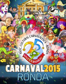 El cartel homenajea a la Asociación Cultural Carnavalesca, que cumple 25 años.  // CharryTV