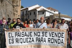 Camino de la Casa Rúa, lugar donde concluía la marcha.  // Maribel Chito