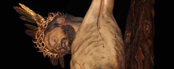 El Santísimo Cristo de la Sangre, en calle Armiñán. // CharryTV