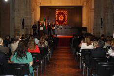 La capilla gótico-mudejar de Santo Domingo se llenó de público.  // Maribel Chito