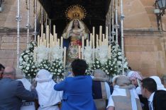 Nuestra Señora de Loreto ha sido portada por primera vez por costaleras. // CharryTV