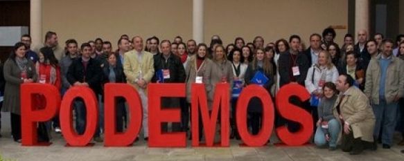 Los socialistas rondeños, antes de la Convención Local que se celebró en el Convento de Santo Domingo. // CharryTV