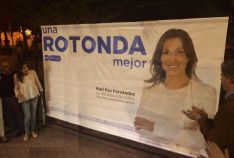 Fake en el cartel electoral de Maripaz Fernández.  // CharryTV