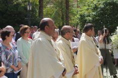 Los sacerdotes de Ronda han estado presentes en los diferentes actos. // CharryTV