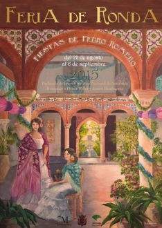 Cartel oficial de la Feria y Fiestas de Pedro Romero, obra de Marina Ganancias. // CharryTV