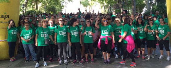 La marcha tuvo salida y meta en la Alameda del Tajo. // CharryTV