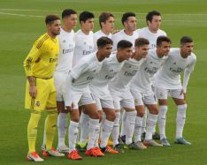 Once inicial que dispuso sobre el terreno de juego Luis Miguel Ramis.  // Manolo Guerrero